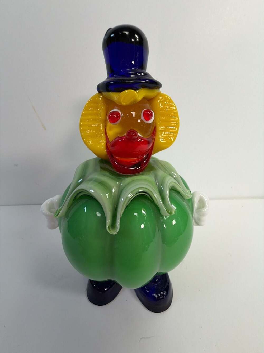 Vintage Italian Murano Art Glass Vegetable/Pumpkin Clown Figurine
